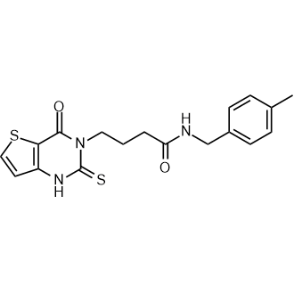 N-(4-methylbenzyl)-4-(4-oxo-2-thioxo-1,4-dihydrothieno[3,2-d]pyrimidin-3(2H)-yl)butanamide|CS-0326638