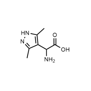 2-Amino-2-(3,5-dimethyl-1H-pyrazol-4-yl)acetic acid|CS-0326668