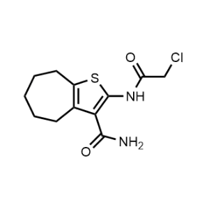 2-(2-Chloroacetamido)-5,6,7,8-tetrahydro-4H-cyclohepta[b]thiophene-3-carboxamide|CS-0327098
