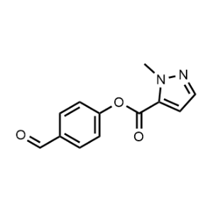 4-Formylphenyl 1-methyl-1H-pyrazole-5-carboxylate|CS-0327110