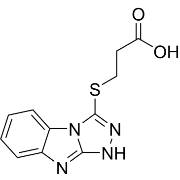 3-((1H-benzo[4,5]imidazo[2,1-c][1,2,4]triazol-3-yl)thio)propanoic acid|CS-0327113