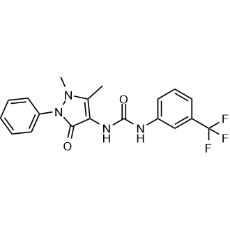 1-(1,5-Dimethyl-3-oxo-2-phenyl-2,3-dihydro-1H-pyrazol-4-yl)-3-(3-(trifluoromethyl)phenyl)urea|CS-0327139