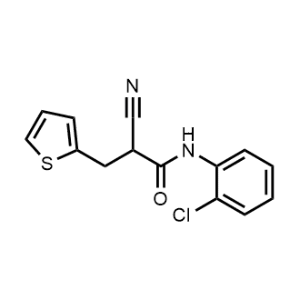 N-(2-chlorophenyl)-2-cyano-3-(thiophen-2-yl)propanamide|CS-0327185