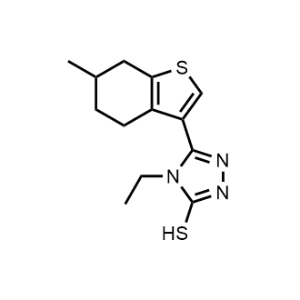 4-Ethyl-5-(6-methyl-4,5,6,7-tetrahydrobenzo[b]thiophen-3-yl)-4H-1,2,4-triazole-3-thiol|CS-0327301