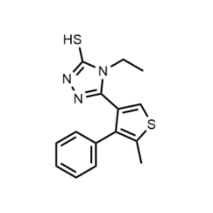 4-Ethyl-5-(5-methyl-4-phenylthiophen-3-yl)-4H-1,2,4-triazole-3-thiol|CS-0327302