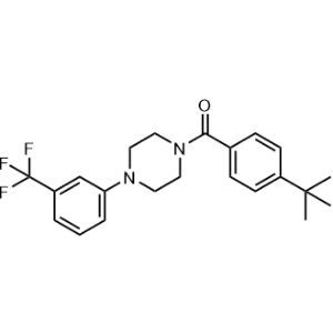(4-(Tert-butyl)phenyl)(4-(3-(trifluoromethyl)phenyl)piperazin-1-yl)methanone|CS-0327332
