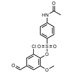 2-Chloro-4-formyl-6-methoxyphenyl 4-acetamidobenzenesulfonate|CS-0327337
