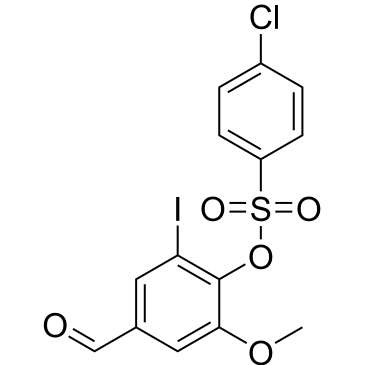 4-Formyl-2-iodo-6-methoxyphenyl 4-chlorobenzenesulfonate|CS-0327339
