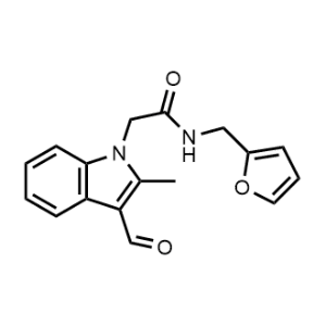 2-(3-Formyl-2-methyl-1H-indol-1-yl)-N-(furan-2-ylmethyl)acetamide|CS-0327340