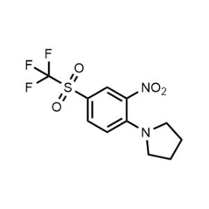 1-[2-Nitro-4-[(trifluoromethyl)sulfonyl]phenyl]pyrrolidine|CS-0327428