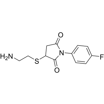 3-((2-Aminoethyl)thio)-1-(4-fluorophenyl)pyrrolidine-2,5-dione|CS-0327454