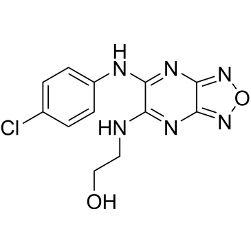 2-((6-((4-Chlorophenyl)amino)-[1,2,5]oxadiazolo[3,4-b]pyrazin-5-yl)amino)ethan-1-ol|CS-0327499