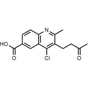 4-Chloro-2-methyl-3-(3-oxobutyl)quinoline-6-carboxylic acid|CS-0327556