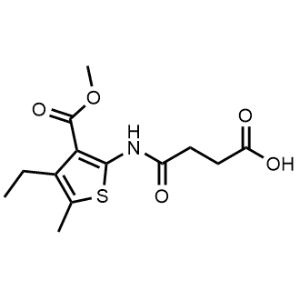 4-((4-Ethyl-3-(methoxycarbonyl)-5-methylthiophen-2-yl)amino)-4-oxobutanoic acid|CS-0327593