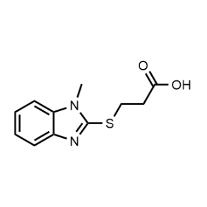 3-((1-Methyl-1H-benzo[d]imidazol-2-yl)thio)propanoic acid|CS-0327674