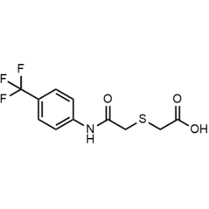 2-((2-Oxo-2-((4-(trifluoromethyl)phenyl)amino)ethyl)thio)acetic acid|CS-0327713