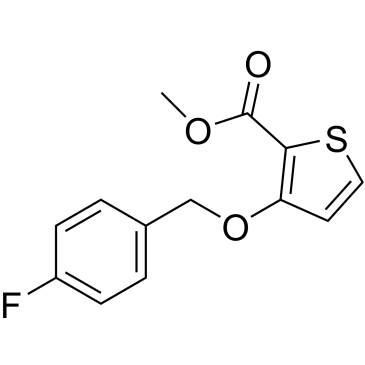 Methyl 3-((4-fluorobenzyl)oxy)thiophene-2-carboxylate|CS-0327714