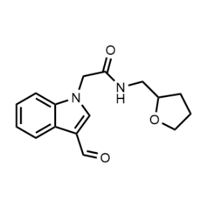 2-(3-Formyl-1H-indol-1-yl)-N-((tetrahydrofuran-2-yl)methyl)acetamide|CS-0327757
