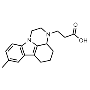 3-(8-Methyl-1,2,3a,4,5,6-hexahydro-3H-pyrazino[3,2,1-jk]carbazol-3-yl)propanoic acid|CS-0327908