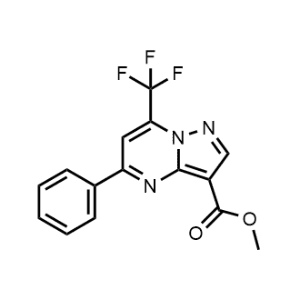 Methyl 5-phenyl-7-(trifluoromethyl)pyrazolo[1,5-a]pyrimidine-3-carboxylate|CS-0327928