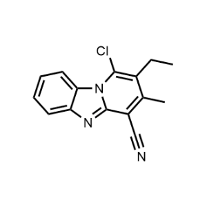 1-Chloro-2-ethyl-3-methylbenzo[4,5]imidazo[1,2-a]pyridine-4-carbonitrile|CS-0328003
