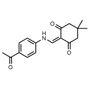 2-(((4-Acetylphenyl)amino)methylene)-5,5-dimethylcyclohexane-1,3-dione|CS-0328036