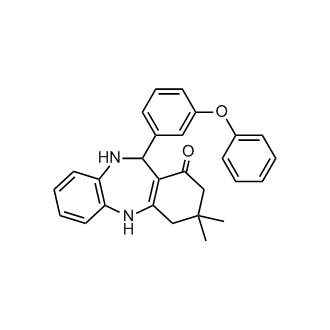 3,3-Dimethyl-11-(3-phenoxyphenyl)-2,3,4,5,10,11-hexahydro-1H-dibenzo[b,e][1,4]diazepin-1-one|CS-0328053