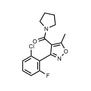 (3-(2-Chloro-6-fluorophenyl)-5-methylisoxazol-4-yl)(pyrrolidin-1-yl)methanone|CS-0328122