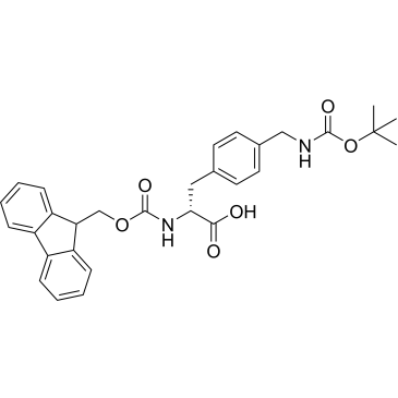 (R)-2-((((9H-fluoren-9-yl)methoxy)carbonyl)amino)-3-(4-(((tert-butoxycarbonyl)amino)methyl)phenyl)propanoic acid|CS-0328176