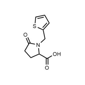 5-Oxo-1-(thiophen-2-ylmethyl)pyrrolidine-2-carboxylic acid|CS-0328693