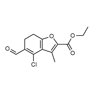 Ethyl 4-chloro-5-formyl-3-methyl-6,7-dihydrobenzofuran-2-carboxylate|CS-0328822