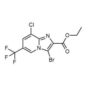 Ethyl 3-bromo-8-chloro-6-(trifluoromethyl)imidazo[1,2-a]pyridine-2-carboxylate|CS-0328881