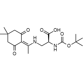 (S)-2-((tert-butoxycarbonyl)amino)-3-((1-(4,4-dimethyl-2,6-dioxocyclohexylidene)ethyl)amino)propanoic acid|CS-0329130