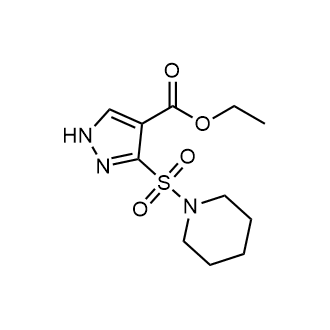 Ethyl 3-(piperidin-1-ylsulfonyl)-1H-pyrazole-4-carboxylate|CS-0329233