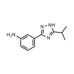 3-(5-Isopropyl-1H-1,2,4-triazol-3-yl)aniline|CS-0329282