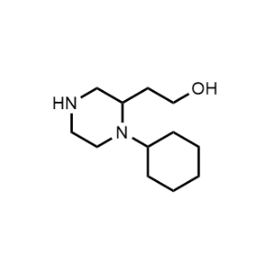 2-(1-Cyclohexylpiperazin-2-yl)ethan-1-ol|CS-0329297