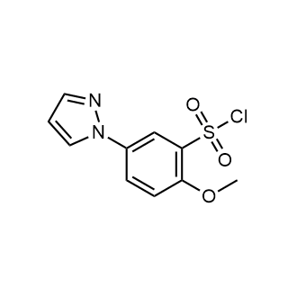 2-Methoxy-5-(1H-pyrazol-1-yl)benzenesulfonyl chloride|CS-0329374