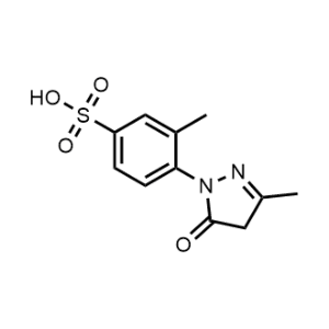 3-Methyl-4-(3-methyl-5-oxo-4,5-dihydro-1H-pyrazol-1-yl)benzenesulfonic acid|CS-0329416