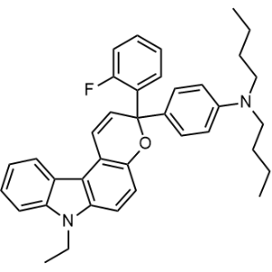 N,N-dibutyl-4-(7-ethyl-3-(2-fluorophenyl)-3,7-dihydropyrano[2,3-c]carbazol-3-yl)aniline|CS-0329471