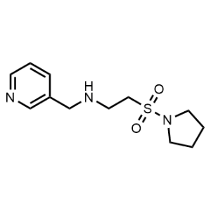 N-(pyridin-3-ylmethyl)-2-(pyrrolidin-1-ylsulfonyl)ethan-1-amine|CS-0329475