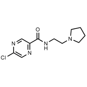 5-Chloro-N-(2-(pyrrolidin-1-yl)ethyl)pyrazine-2-carboxamide|CS-0329477