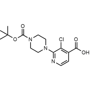 2-(4-(Tert-butoxycarbonyl)piperazin-1-yl)-3-chloroisonicotinic acid|CS-0329567