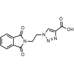 1-(2-(1,3-Dioxoisoindolin-2-yl)ethyl)-1H-1,2,3-triazole-4-carboxylic acid|CS-0329790