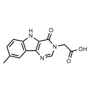 2-(8-Methyl-4-oxo-4,5-dihydro-3H-pyrimido[5,4-b]indol-3-yl)acetic acid|CS-0329809