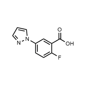 2-Fluoro-5-(1H-pyrazol-1-yl)benzoic acid|CS-0329886