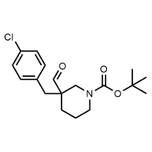 Tert-butyl 3-(4-chlorobenzyl)-3-formylpiperidine-1-carboxylate|CS-0330052