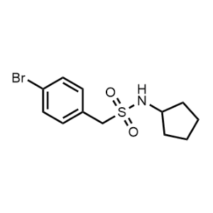 1-(4-Bromophenyl)-N-cyclopentylmethanesulfonamide|CS-0330068