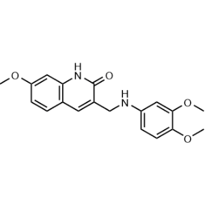 3-(((3,4-Dimethoxyphenyl)amino)methyl)-7-methoxyquinolin-2(1H)-one|CS-0330081