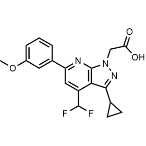 2-(3-Cyclopropyl-4-(difluoromethyl)-6-(3-methoxyphenyl)-1H-pyrazolo[3,4-b]pyridin-1-yl)acetic acid|CS-0330158