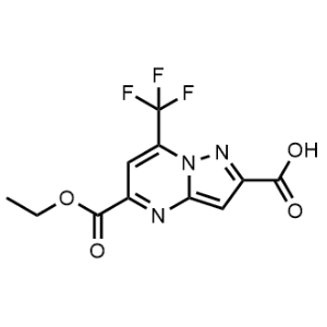 5-(Ethoxycarbonyl)-7-(trifluoromethyl)pyrazolo[1,5-a]pyrimidine-2-carboxylic acid|CS-0330184